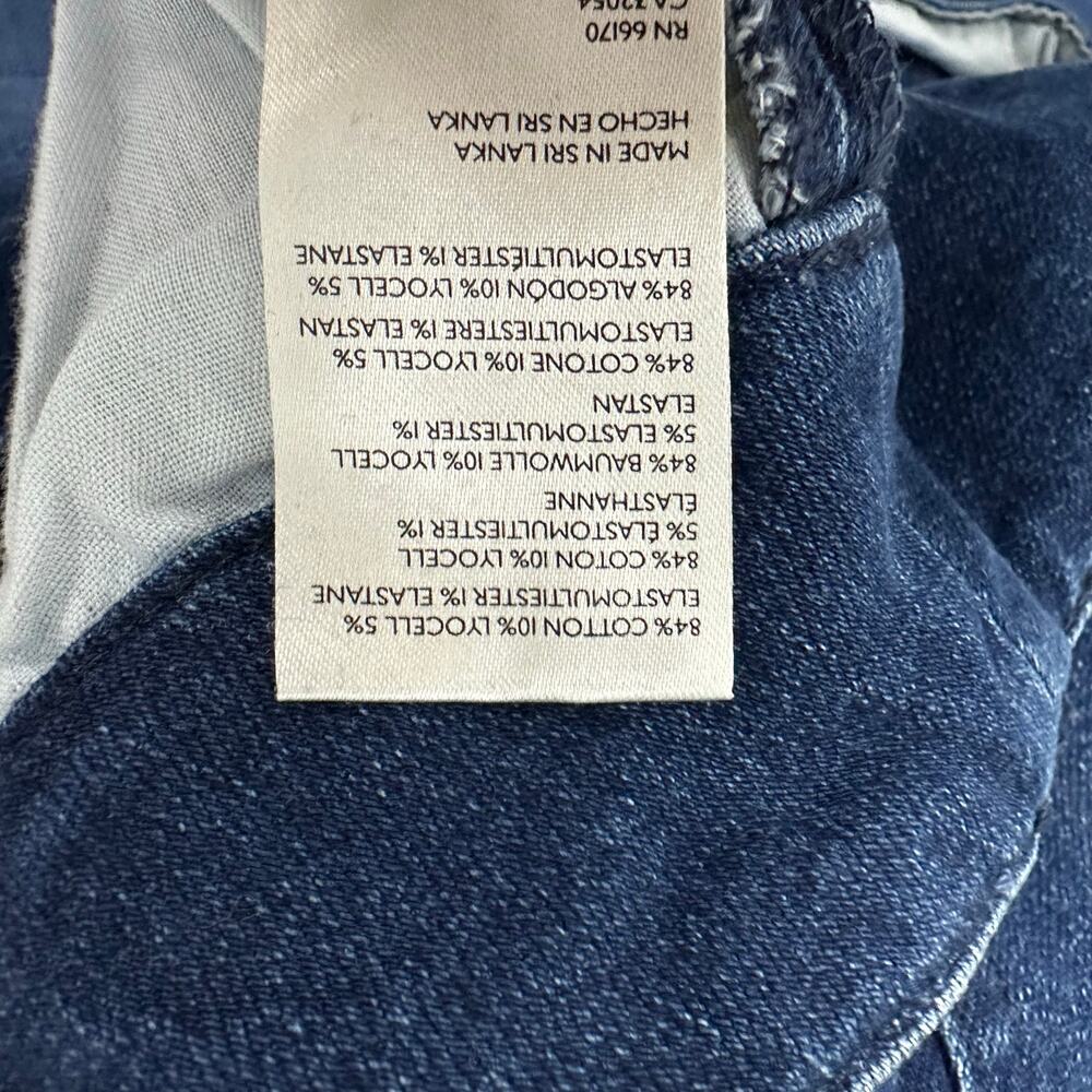 Anthropologie Maeve Corseted High Rise Wide Leg Jeans Plus sz 26W - Picture 9 of 11